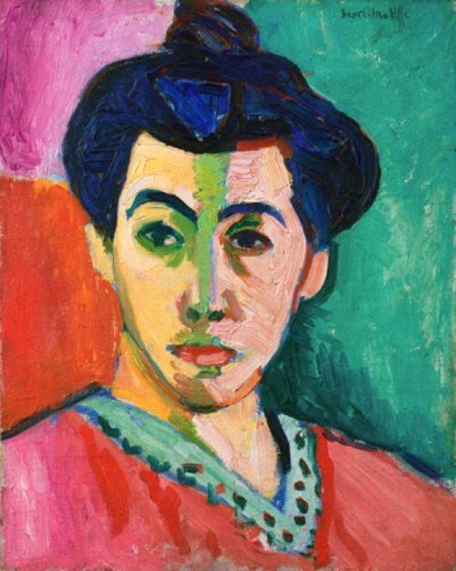 Der grüne Streifen. Bildnis Madame Matisse