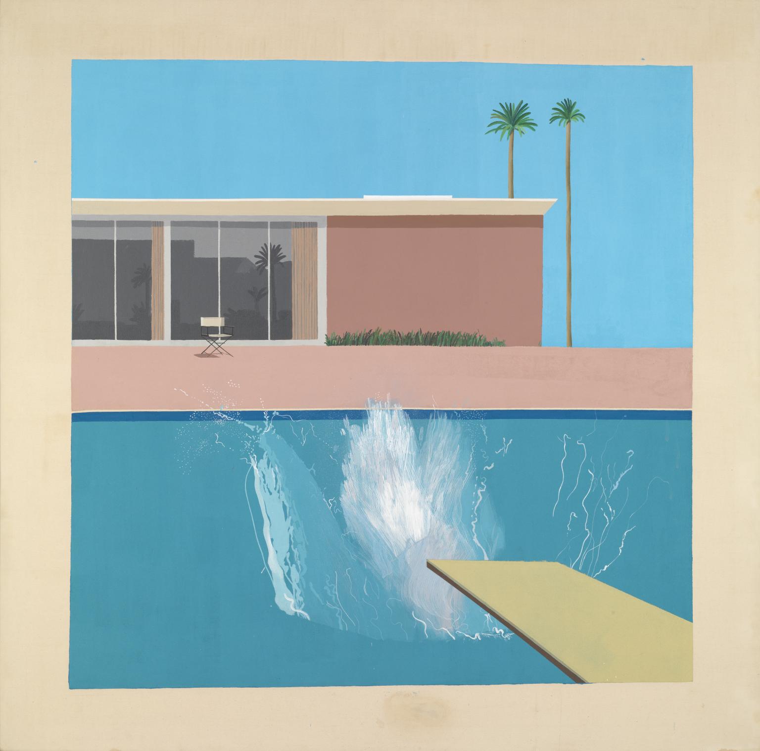 100 Meisterwerke: 49. „A Bigger Splash“ von David Hockney | Bilder
